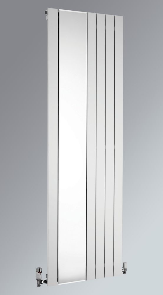 Image of Ximax Oceanus Mirror Designer Radiator 1800mm x 595mm White 2610BTU 