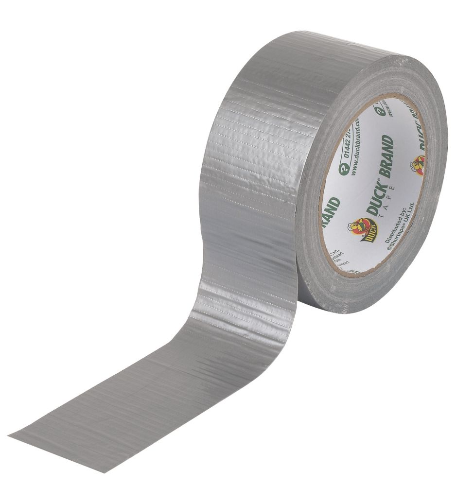 Image of Duck Original Cloth Tape 50 Mesh Silver 25m x 50mm 