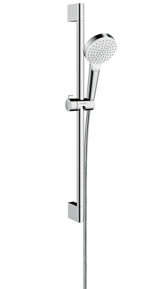 Image of Hansgrohe Crometta Shower Kit Modern Design Chrome / White 
