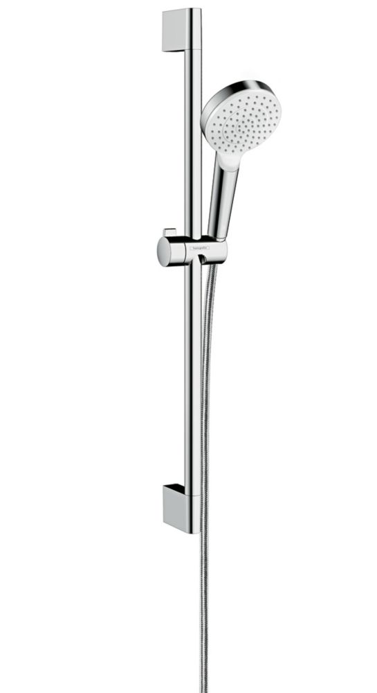 Image of Hansgrohe Crometta Shower Kit Modern Design Chrome / White 