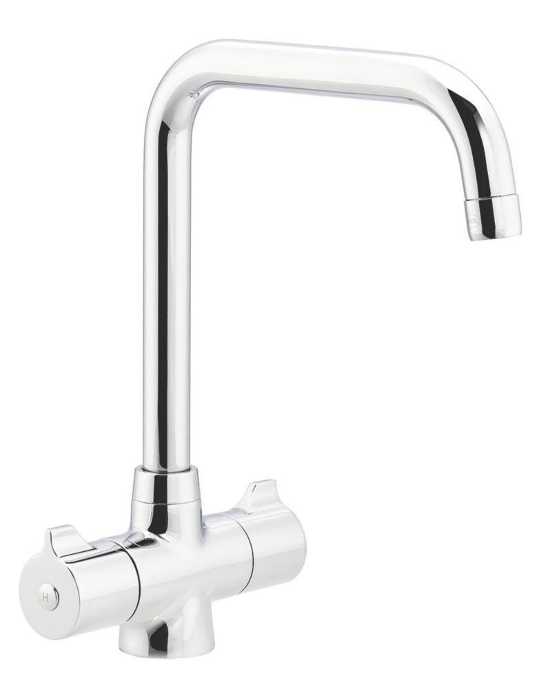 Image of Streame by Abode Crescendo Quad Dual-Lever Mono Mixer Chrome 