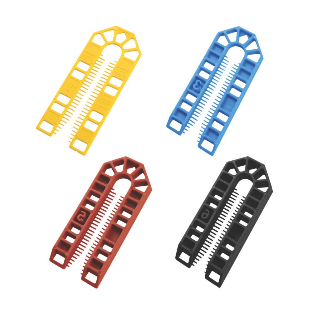 Image of Broadfix Plastic U-Shims Assorted 60 Pcs 