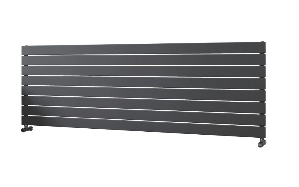 Image of Ximax Oceanus Designer Radiator 595mm x 1800mm Anthracite 3894BTU 