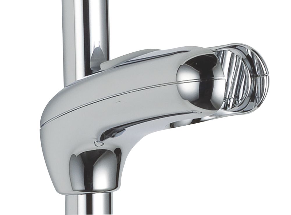 Image of Mira Riser Rail Clamp Bracket Chrome 120mm 