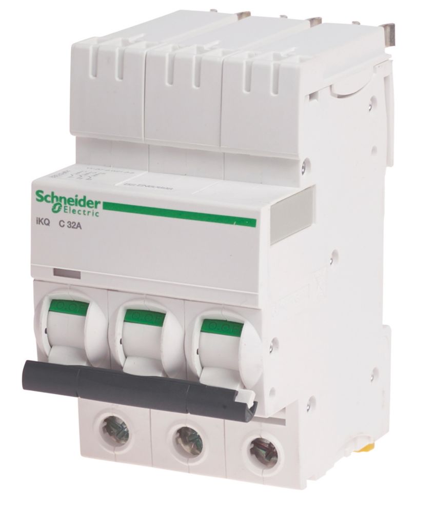 Image of Schneider Electric IKQ 32A TP Type C 3-Phase MCB 