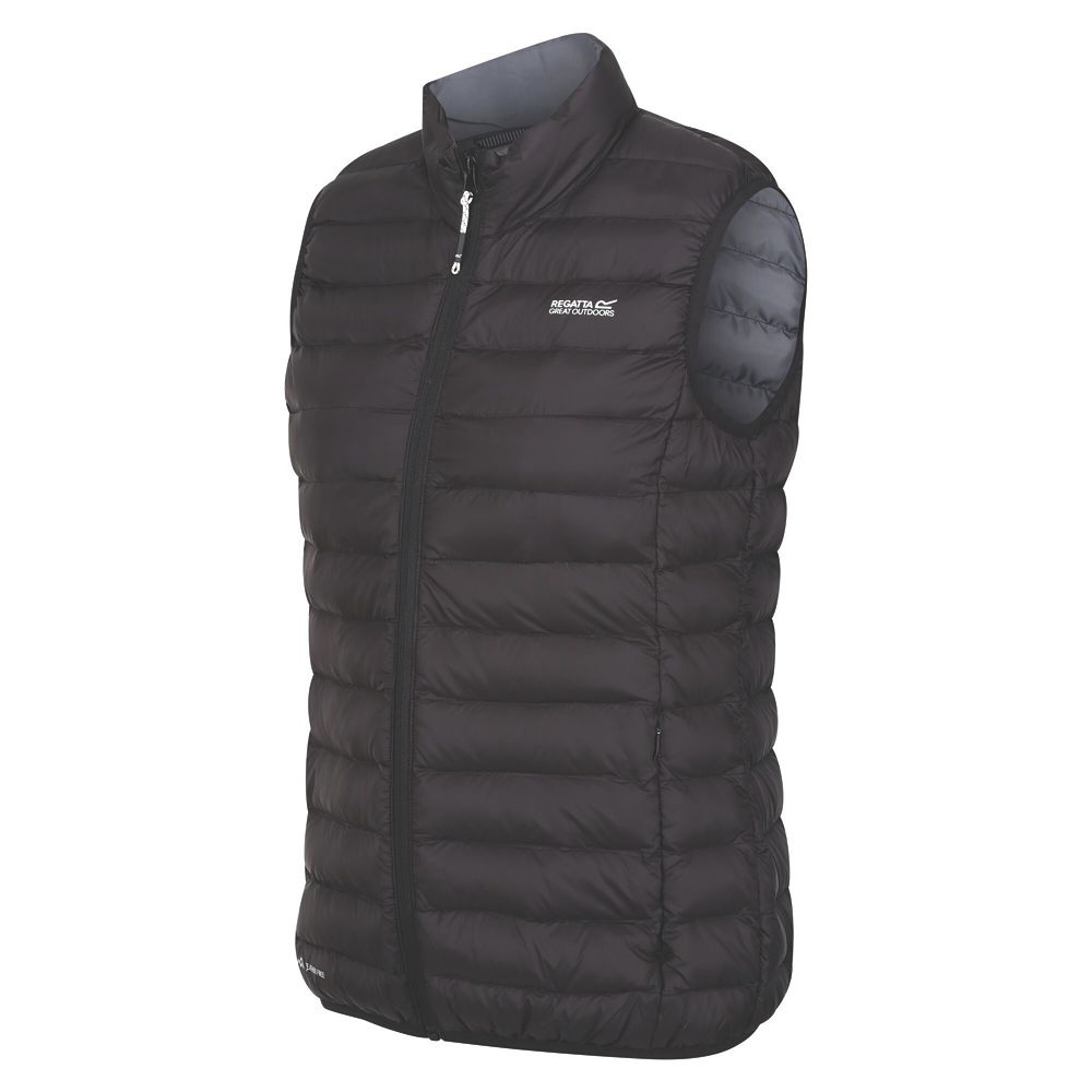 Image of Regatta Marizion Bodywarmer Black Seal Grey Size 14 