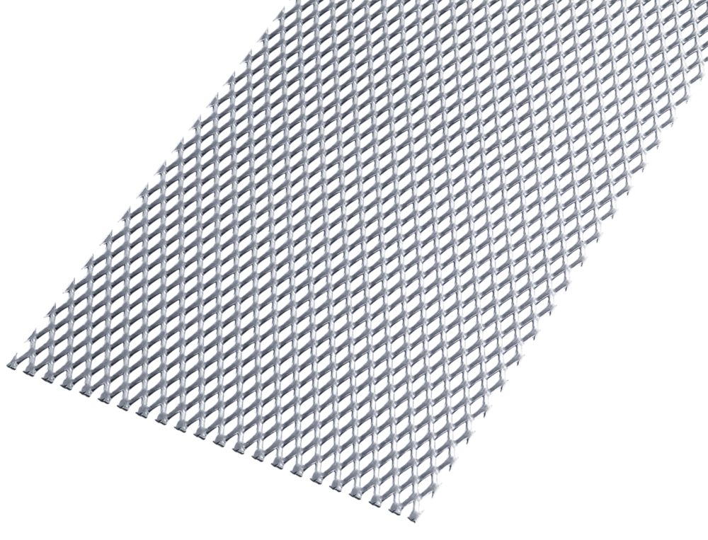Image of Rothley Stretched Perforated Perforated Mesh Protective Door Plate Steel 250mm x 500mm 