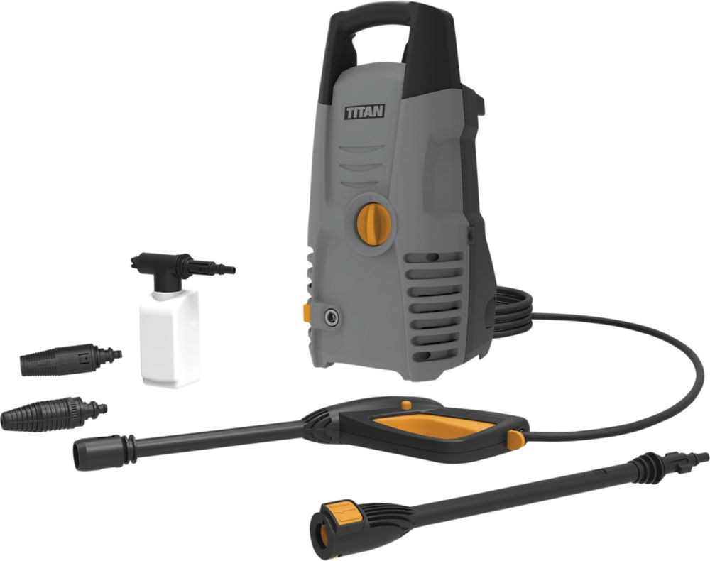 Image of Titan TTB1300PRW 100bar Electric High Pressure Washer 1.3kW 230V 