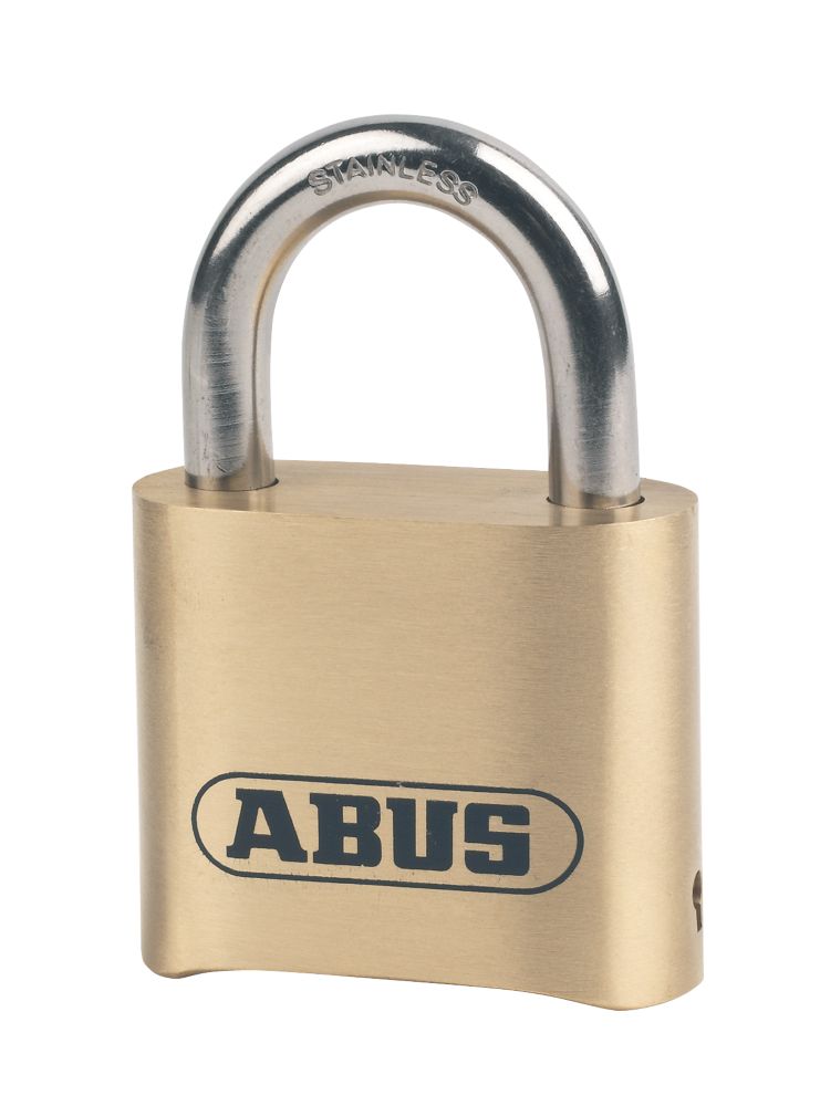 Image of Abus Brass Weatherproof Combination Padlock Brass 52mm 