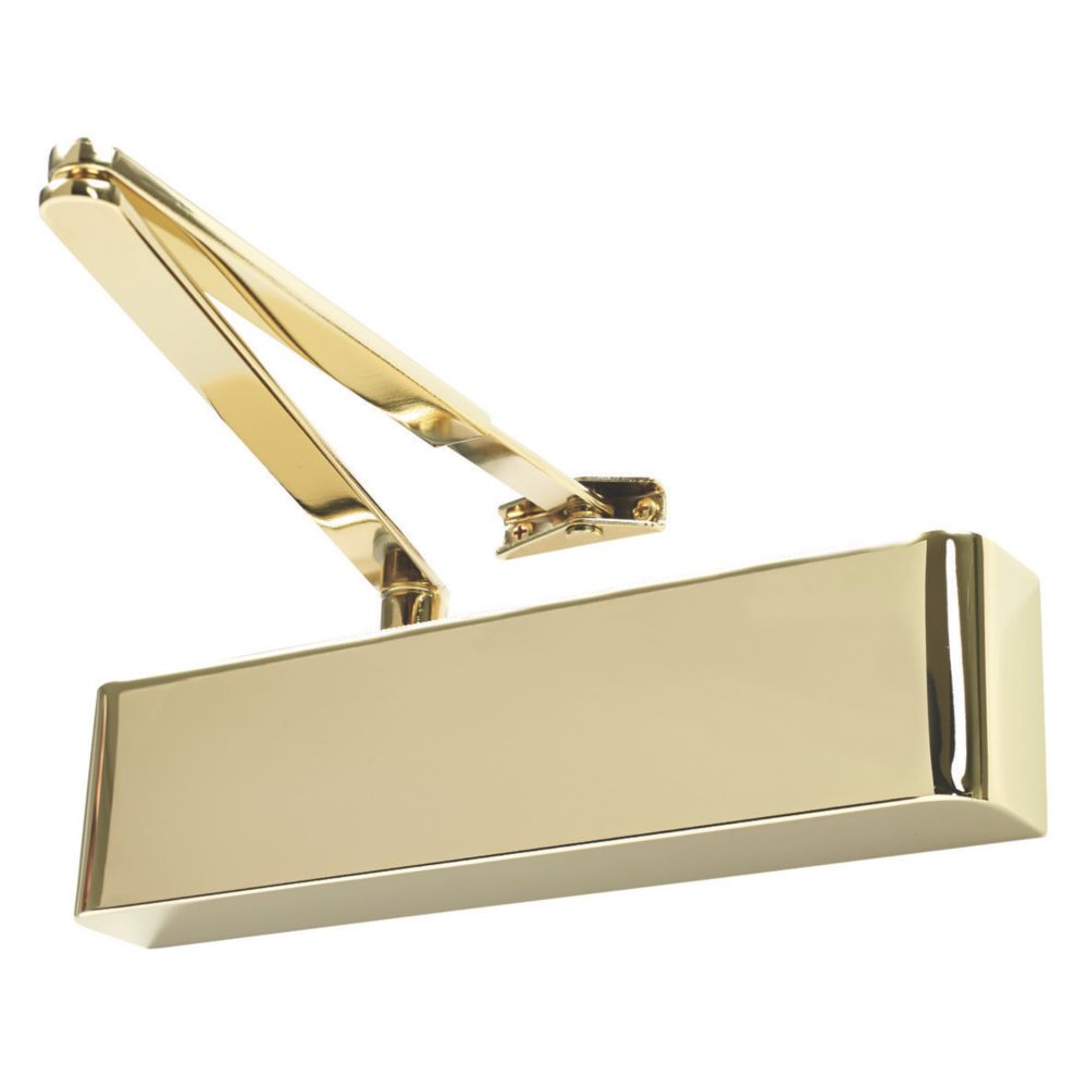 Image of Rutland TS.9206 Fire Rated Overhead Door Closer Polished Brass 