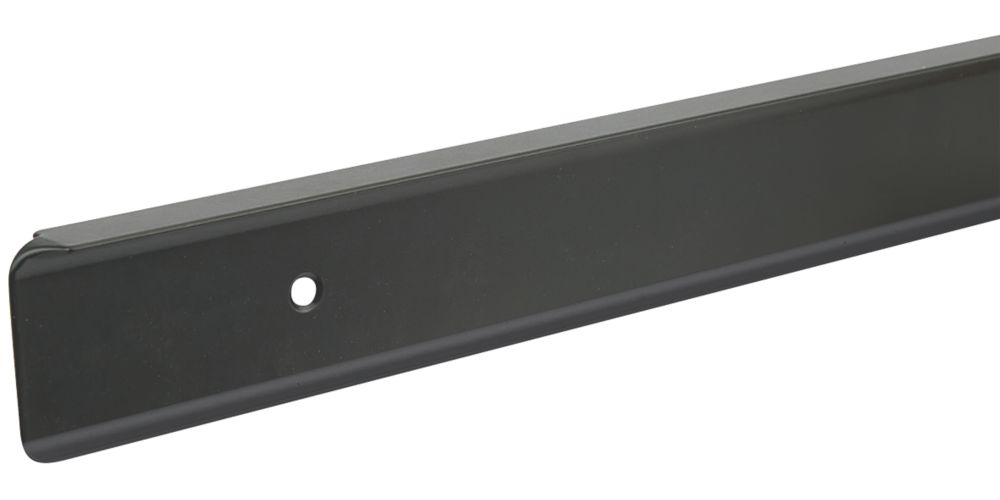 Image of Unika Worktop Corner Joint Matt Black 630mm x 40mm 