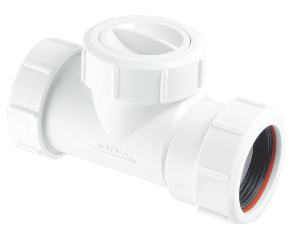 Image of McAlpine S28M-NRV Non-Return Valve White 32mm 