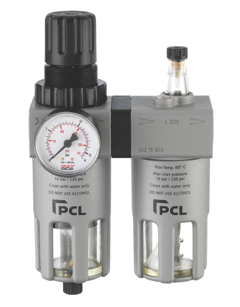 Image of PCL ATCFRL12 1/2" BSP Air Tool Filter Regulator & Lubricator 