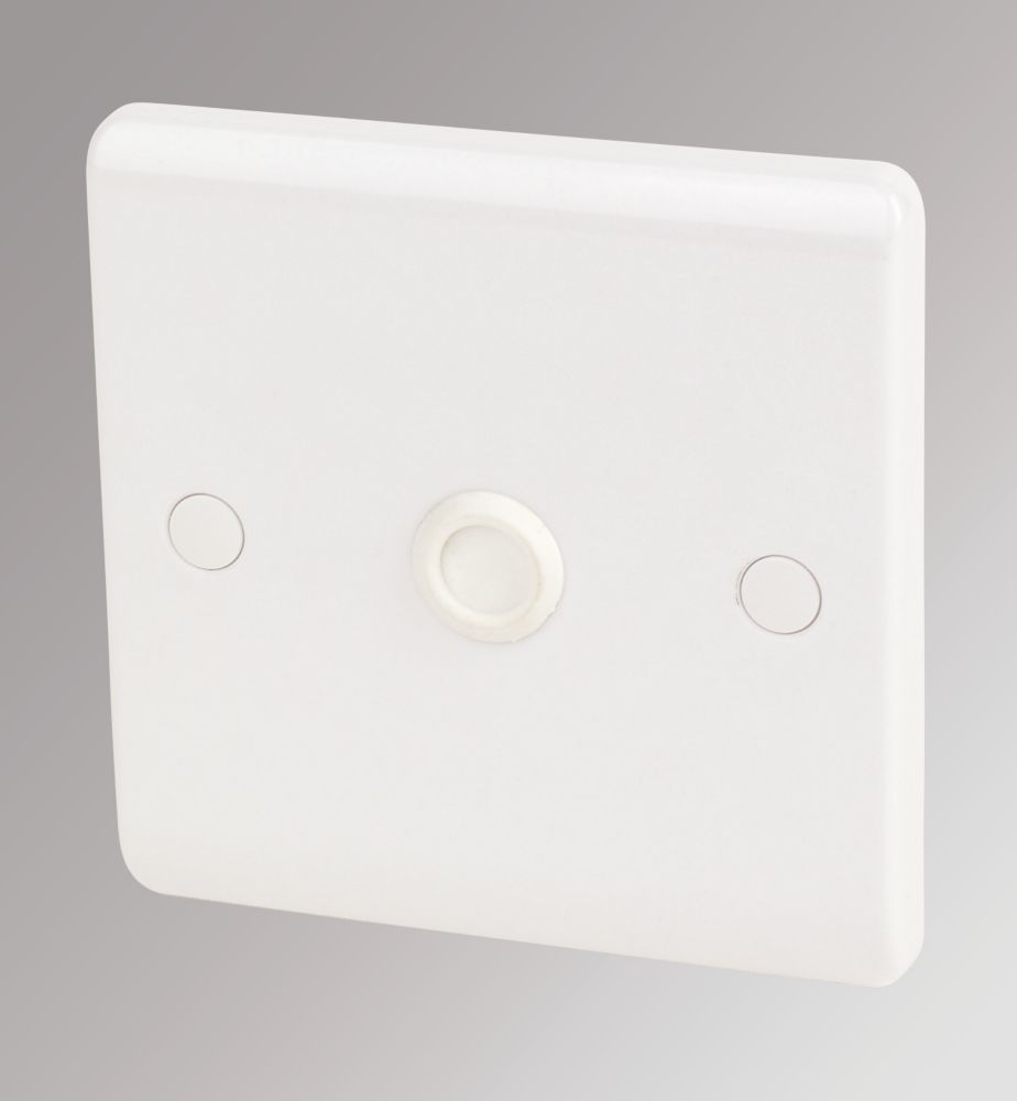 Image of LAP 25A Unswitched Flex Outlet Plate White with Colour-Matched Inserts 