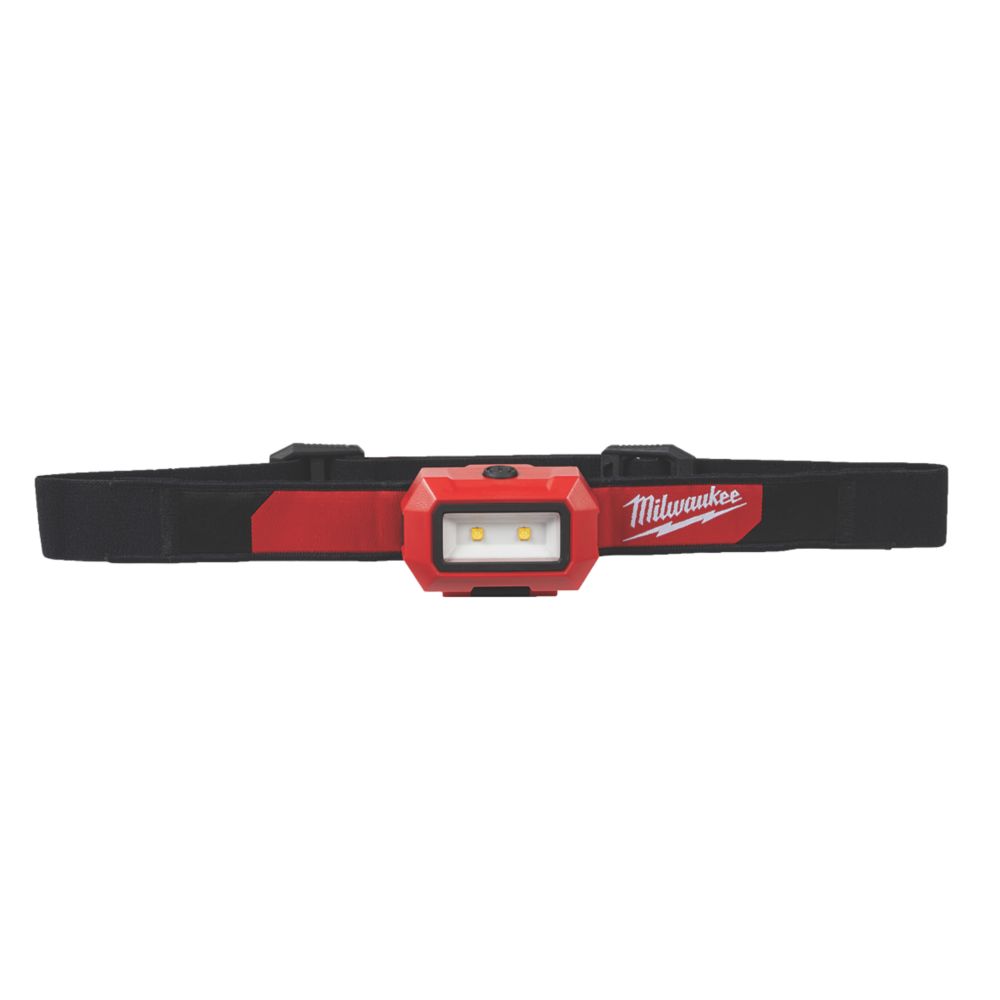 Image of Milwaukee HL2-LED LED Slim Headlamp Black / Red 350lm 