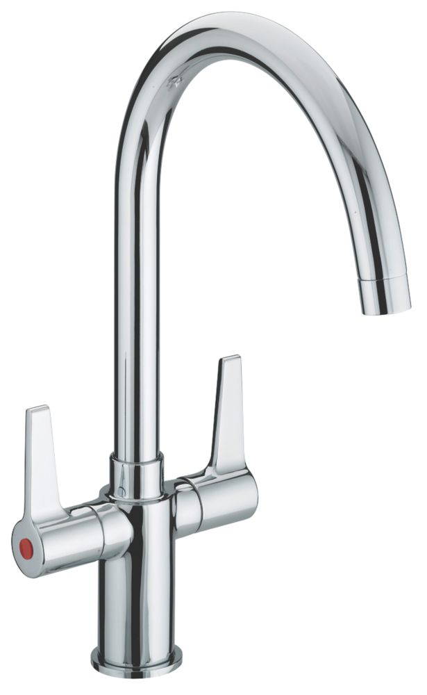 Image of Bristan Design Utility Lever Easyfit Kitchen Sink Mixer Tap Chrome 
