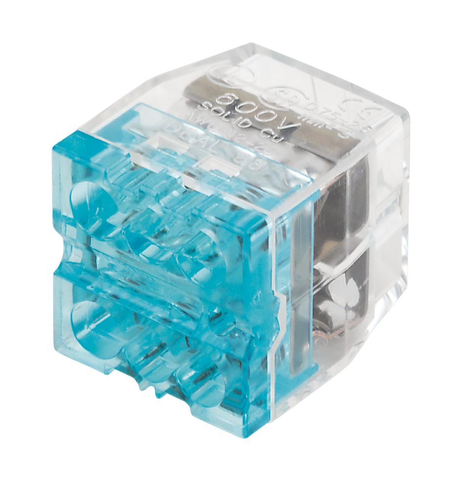 Image of Ideal 24A 6-Way Push-Wire Connector 50 Pack 
