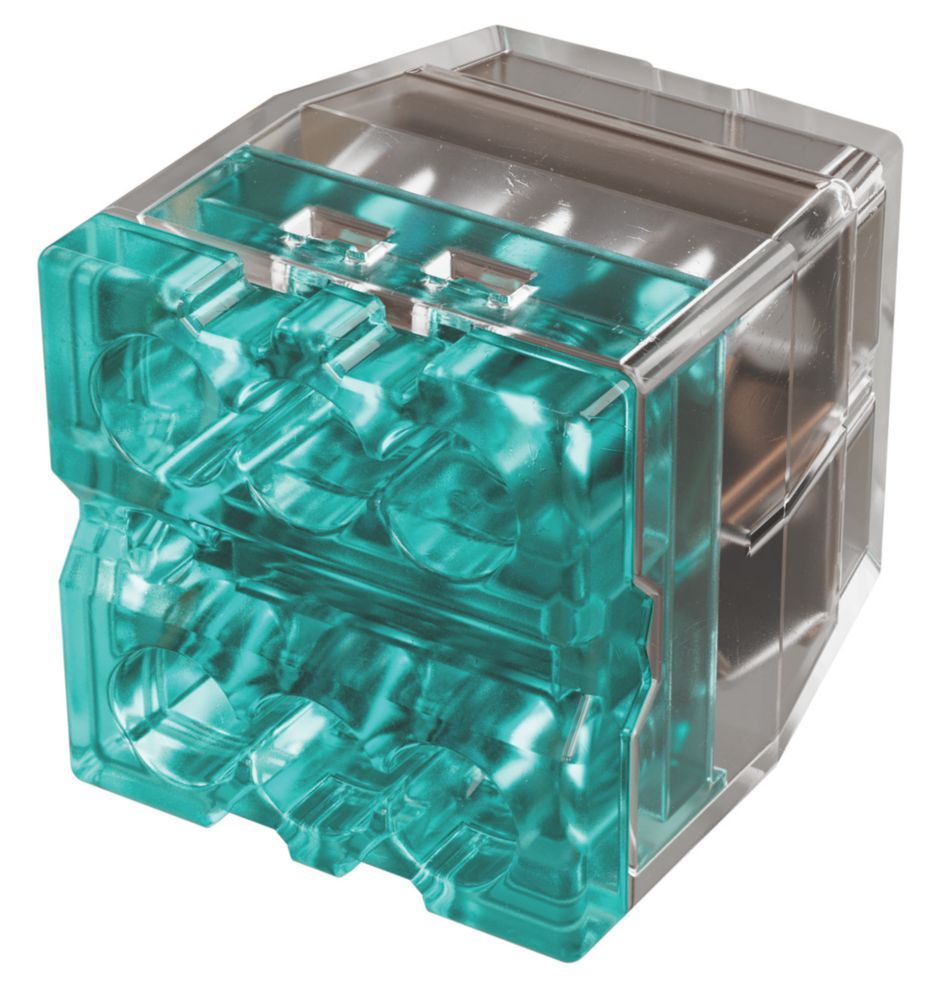 Image of Ideal 24A 6-Way Push-Wire Connector 50 Pack 