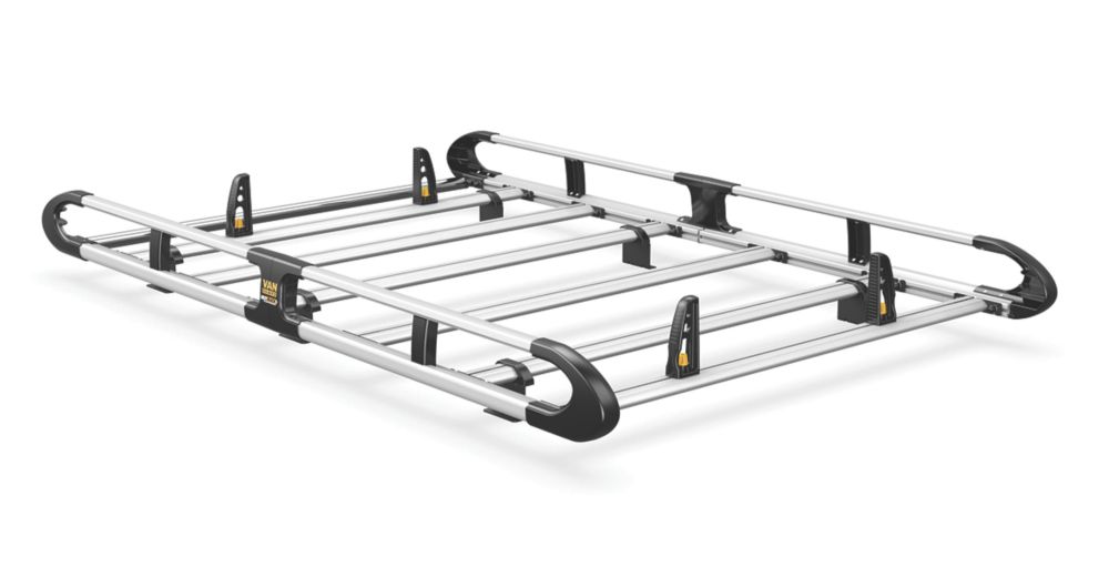Image of Van Guard Volkswagen Caddy 2015 - 2020 Roof Rack - 6-bar ULTIRack+ L1 H1 Twin Door 