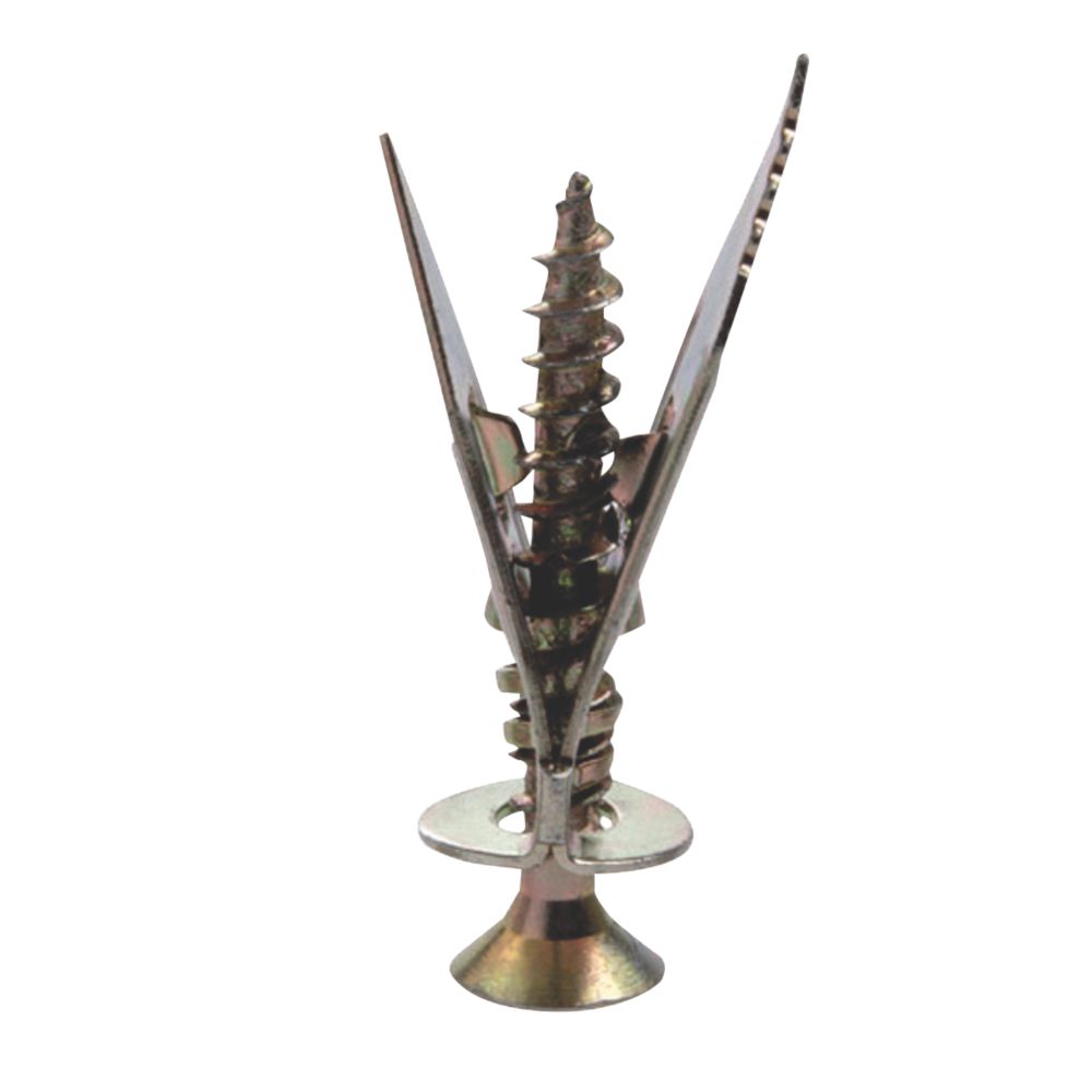 Image of Rawlplug Tap-It Plasterboard Fixings & Screws Metal 30mm 100 Pack 