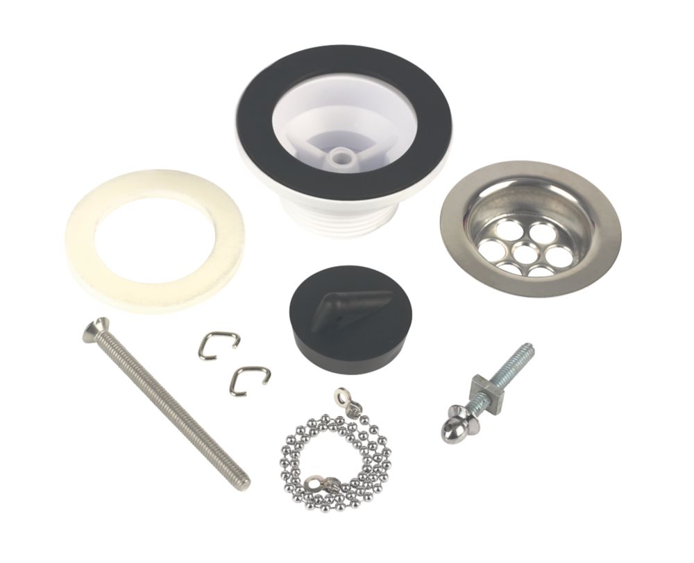 Image of McAlpine Centre Pin Basin Waste Polished Stainless Steel 60mm 