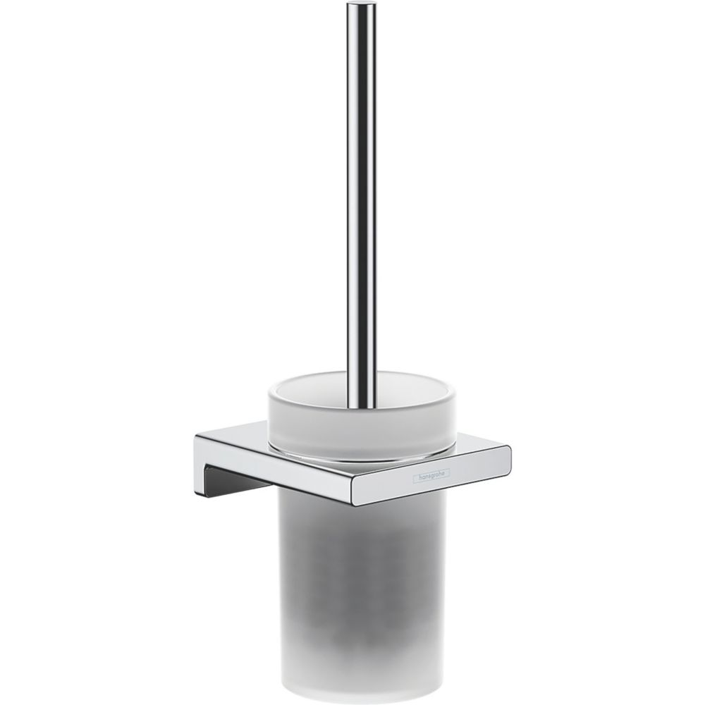 Image of Hansgrohe AddStoris Wall-Mounted Toilet Brush Holder Chrome 