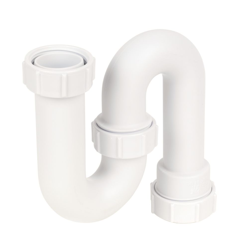 Image of McAlpine Sink S Trap White 32mm 