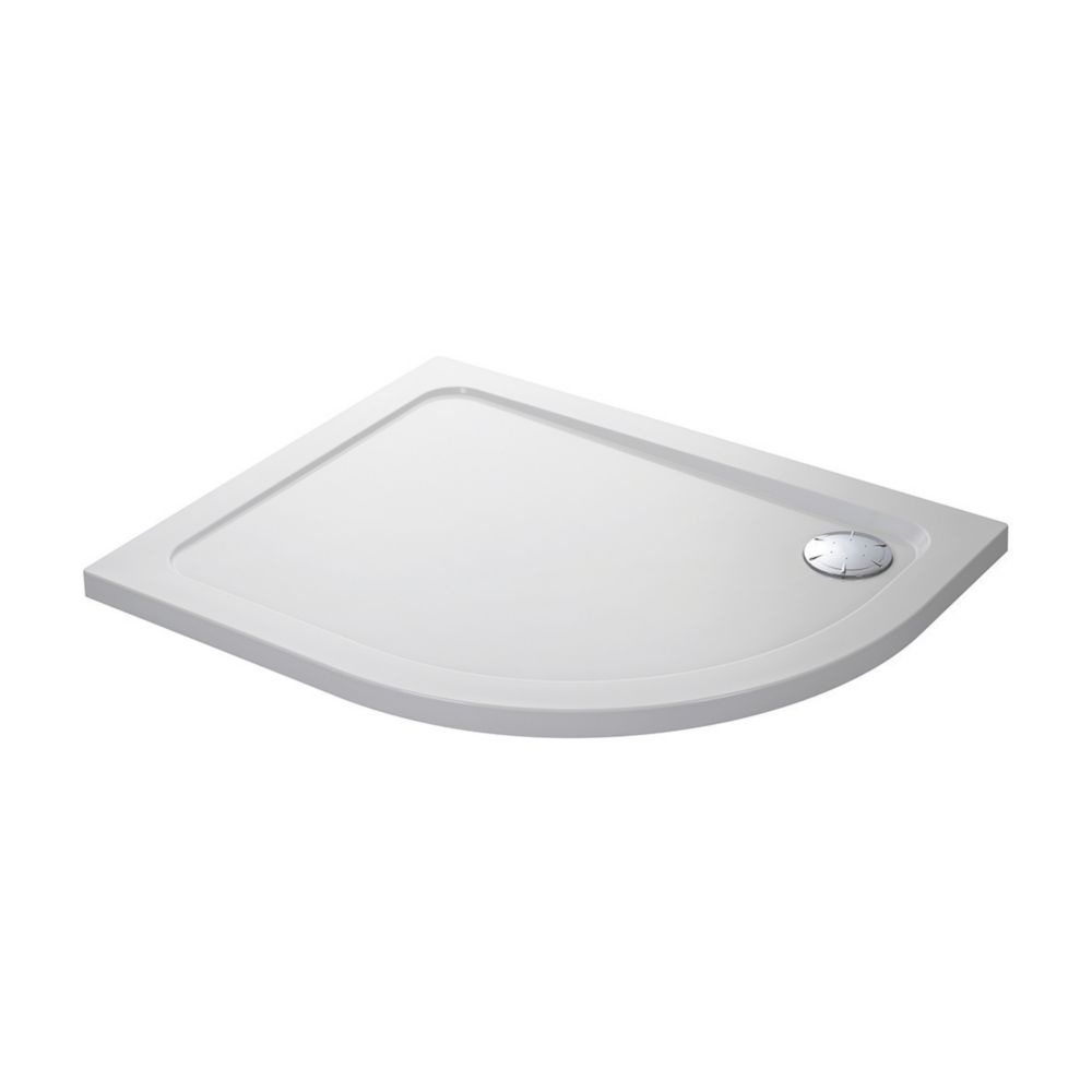 Image of Mira Flight Low Offset Quadrant Shower Tray LH White 1000mm x 800mm x 40mm 