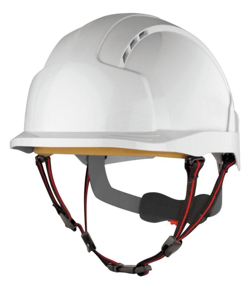 Image of JSP EVOLite Skyworker Industrial Height Safety Helmet White 