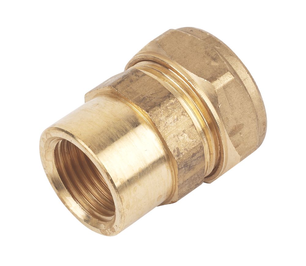 Image of Flomasta Compression Adapting Female Coupler 22mm x 1/2" 
