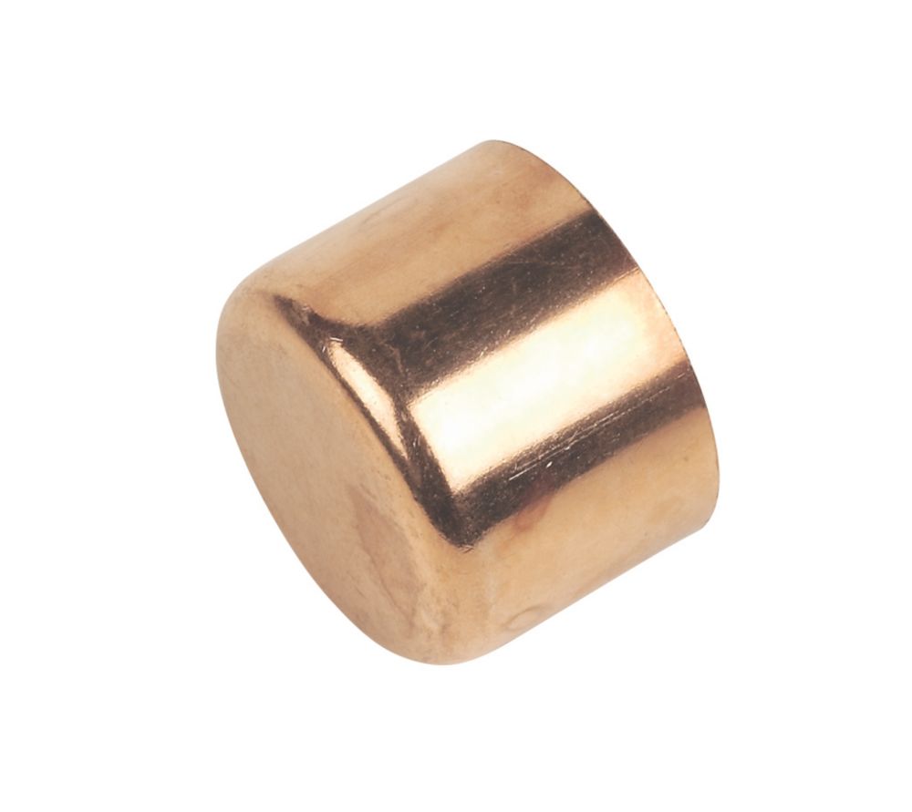 Image of Flomasta End Feed Stop Ends 28mm 2 Pack 