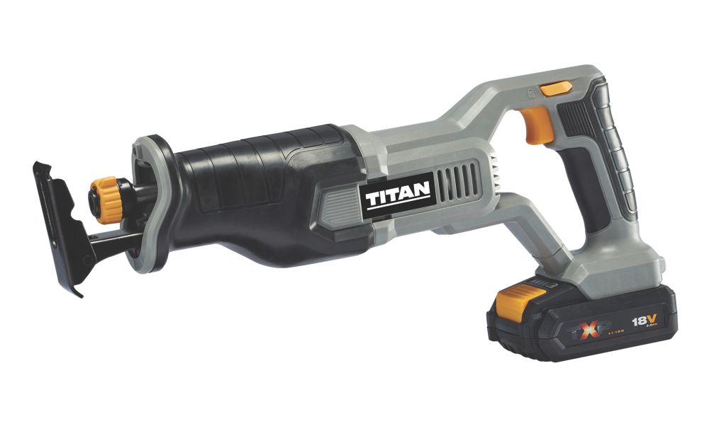 Image of Titan TTI880RSP 18V 1 x 2.0Ah Li-Ion TXP Cordless Reciprocating Saw 