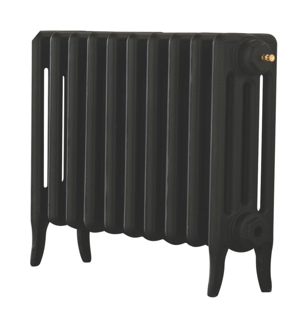 Image of Arroll Neo-Classic 4-Column Cast Iron Radiator 460mm x 754mm Black 2347BTU 
