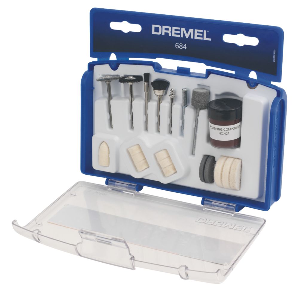 Image of Dremel 684 Cleaning & Polishing Kit 20 Pcs 