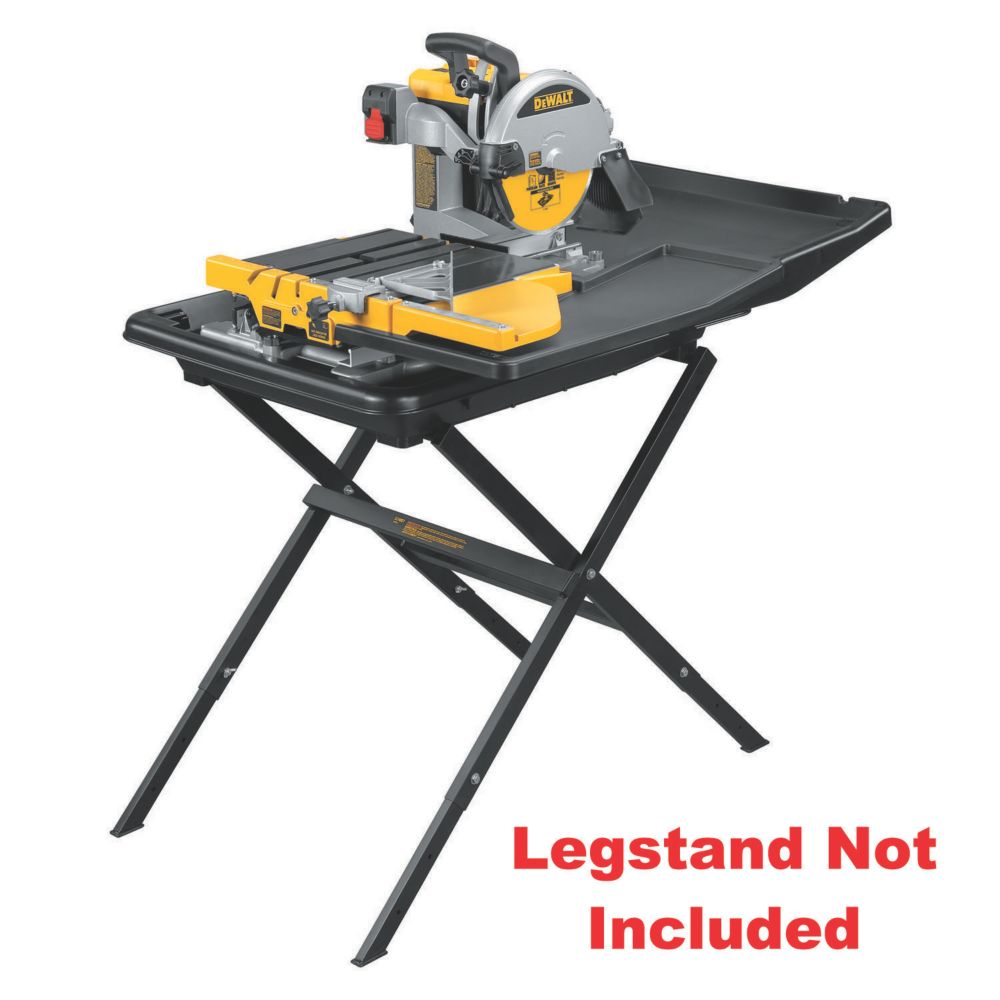 Image of DeWalt D2400-GB 1600W Electric Sliding Table Wet Tile Saw 240V 