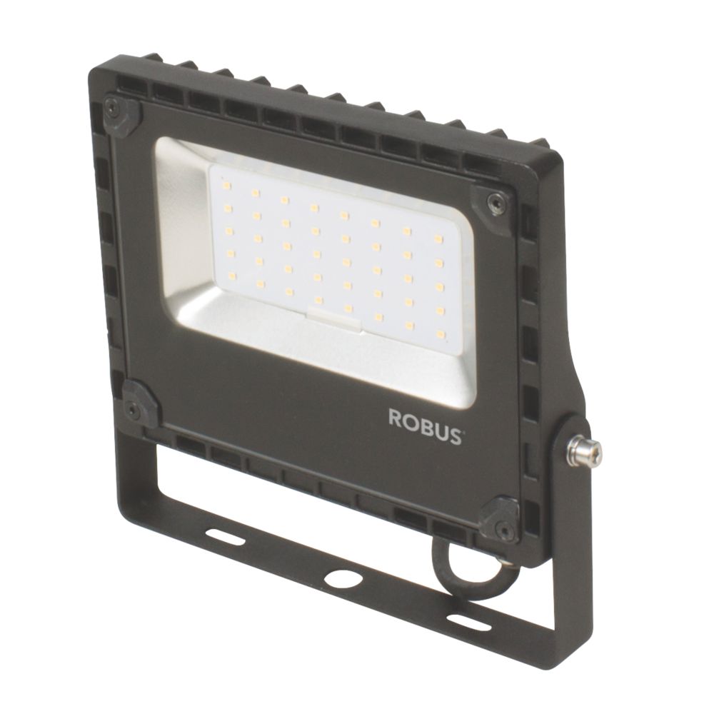 Image of Robus Cosmic Indoor & Outdoor LED Floodlight Black 30W 3220lm 