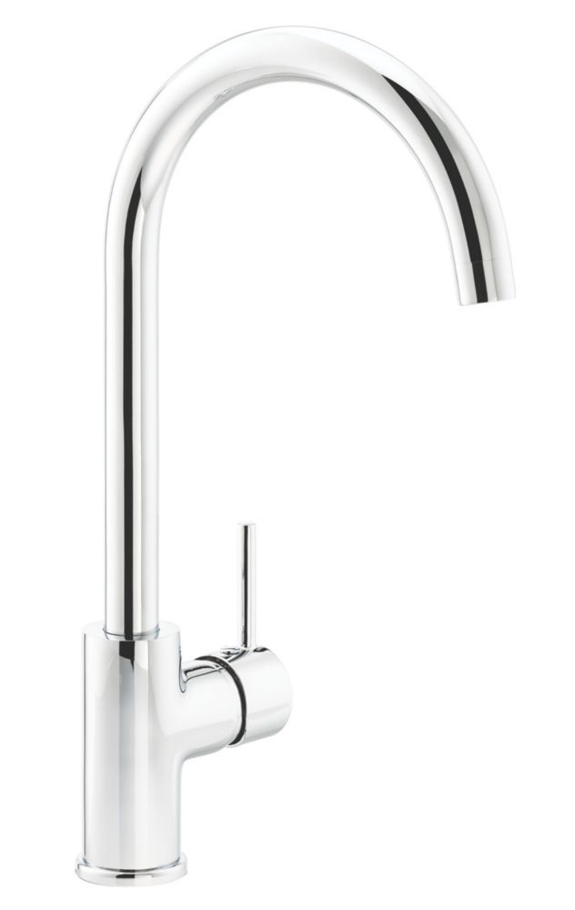 Image of Streame by Abode Nico Swan Single Lever Mono Mixer Chrome 