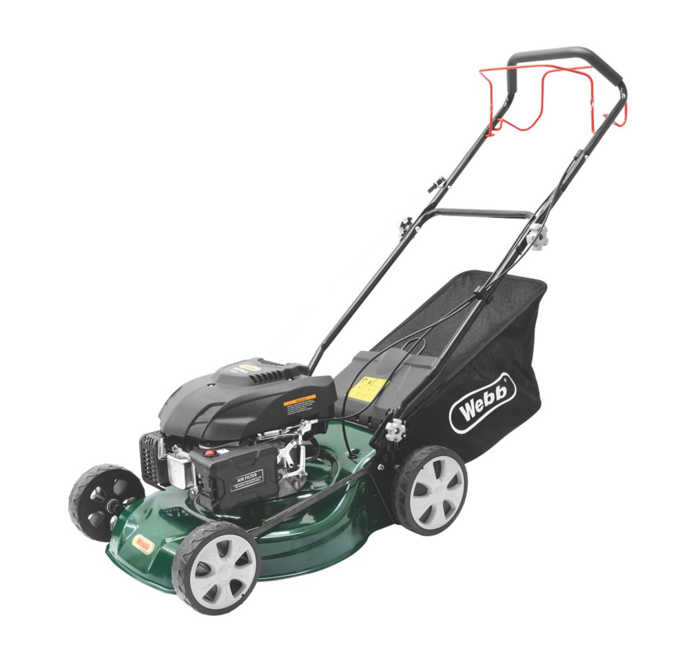 Image of Webb WER460SP 46cm 141cc Self-Propelled Rotary Lawn Mower 