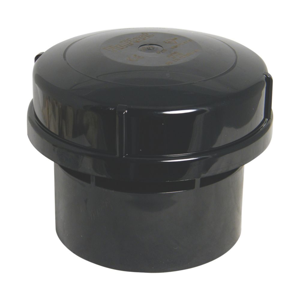 Image of FloPlast AV110BL Solvent Weld Air Admittance Valve Black 