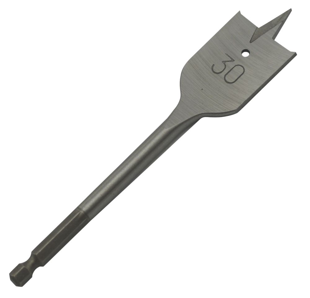 Image of Flat Wood Drill Bit 30mm x 152mm 