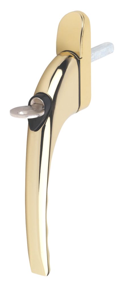 Image of Mila LH/RH ProLinea Espagnolette uPVC Window Handle Polished Gold 