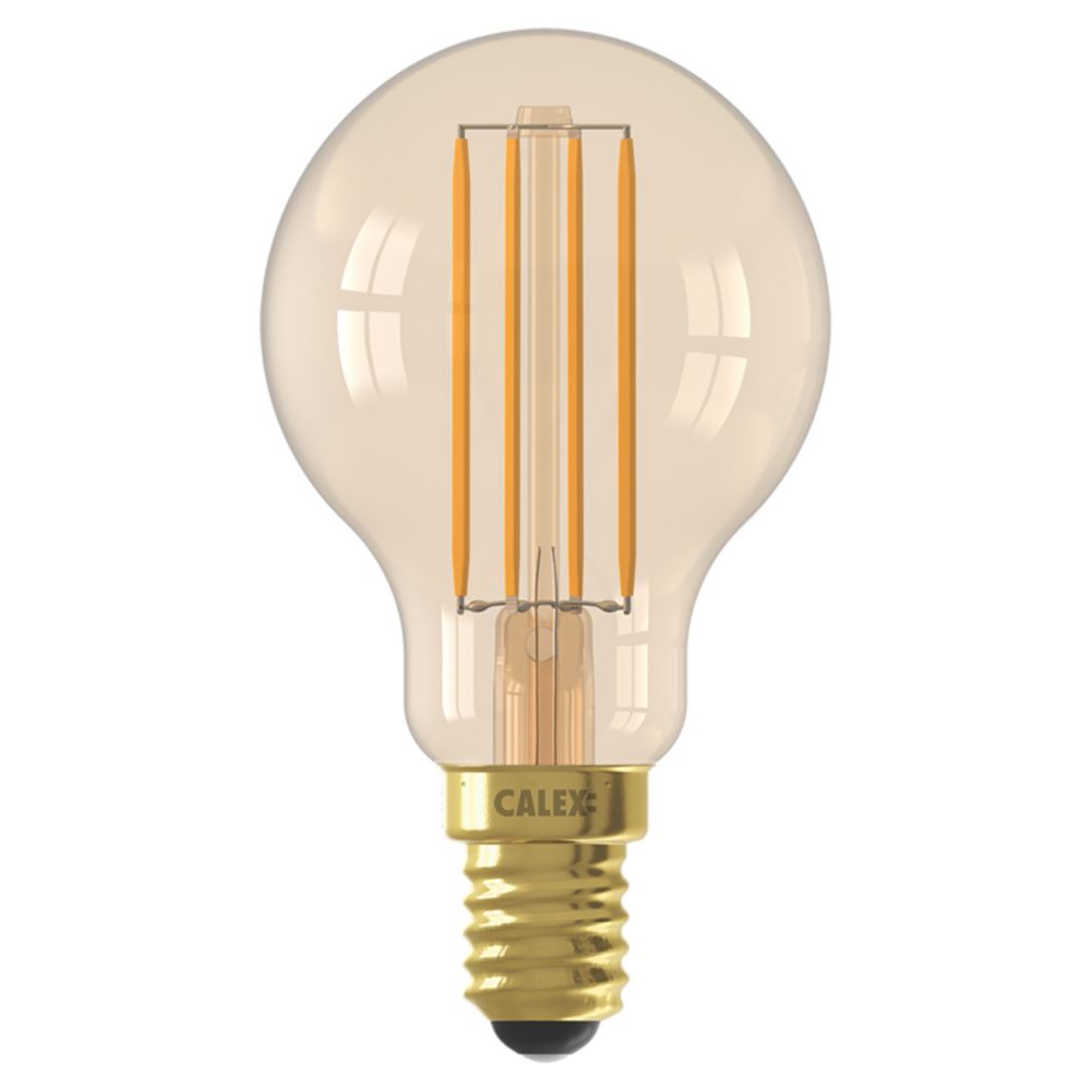Image of Calex Smart Lamp SES Mini Globe LED Virtual Filament Smart Light Bulb 4.9W 470lm 