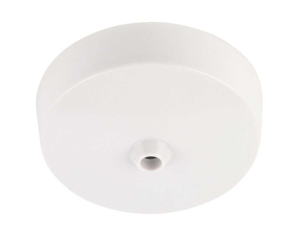 Image of Ceiling Rose Light Fitting White 3.54" 