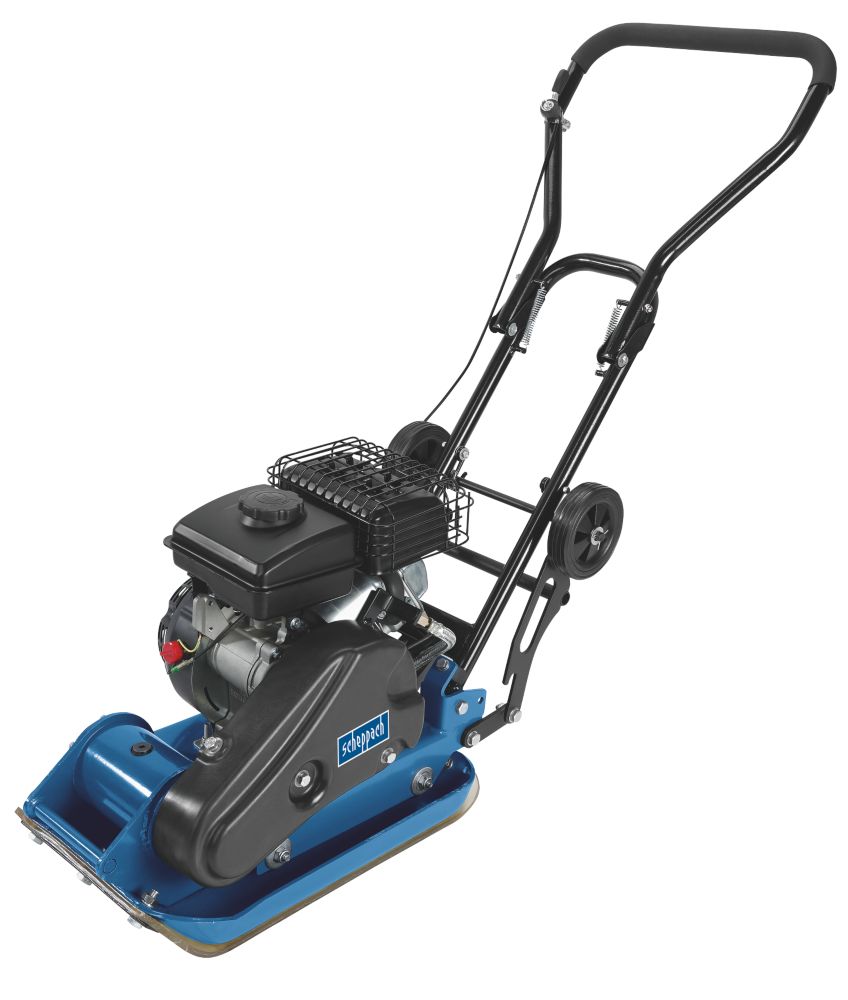 Image of Scheppach HP800S 2.8hp Petrol Compaction Plate 495mm x 320mm 