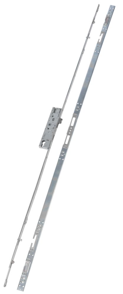 Image of Yale Doormaster Silver Universal Replacement uPVC Door Lock 53mm Case - 35mm Backset 