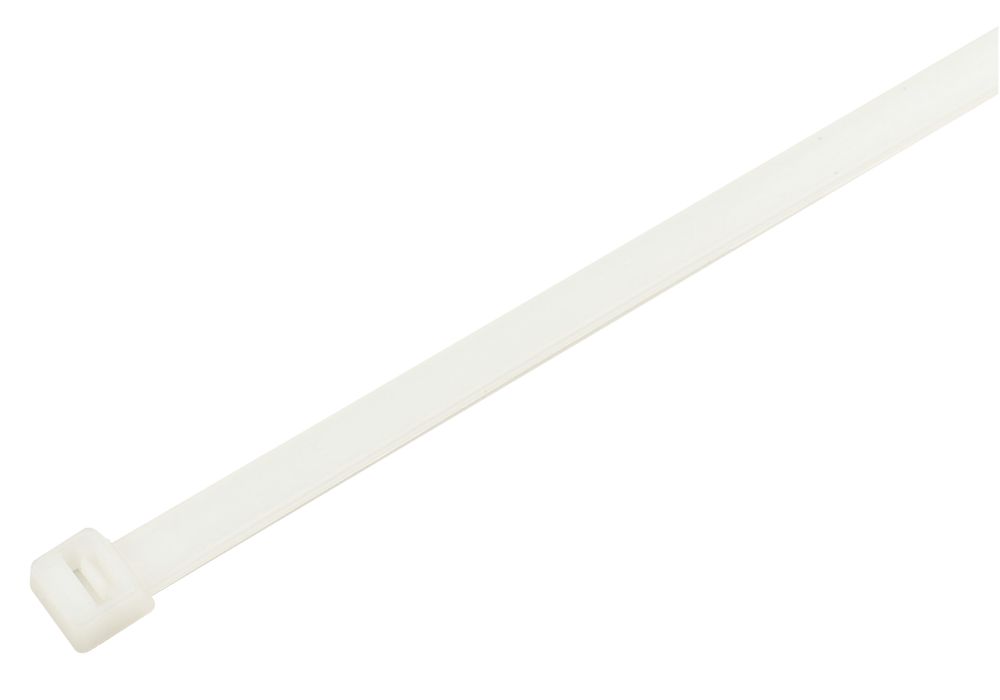 Image of Cable Ties Natural 450mm x 10mm 100 Pack 