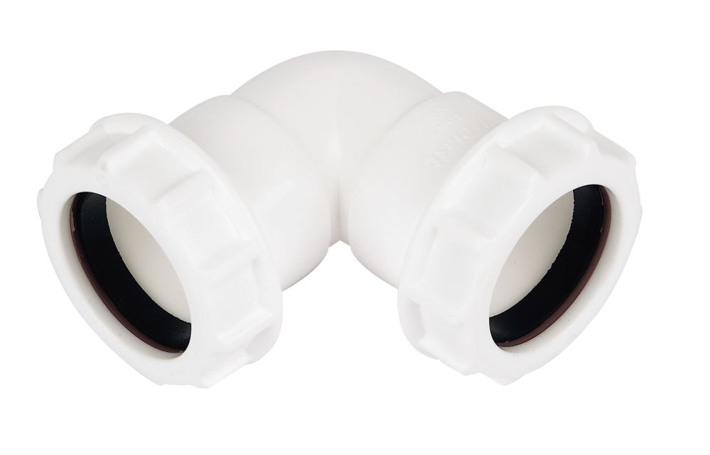 Image of FloPlast WC10 Universal Compression Waste Bend 90Â° 32mm 