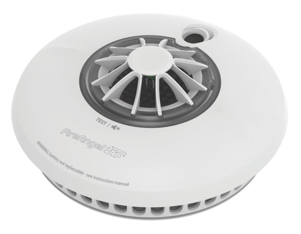 Image of FireAngel Pro Connected FP1720W2-R Battery Interlinked Thermistek Heat Alarm 