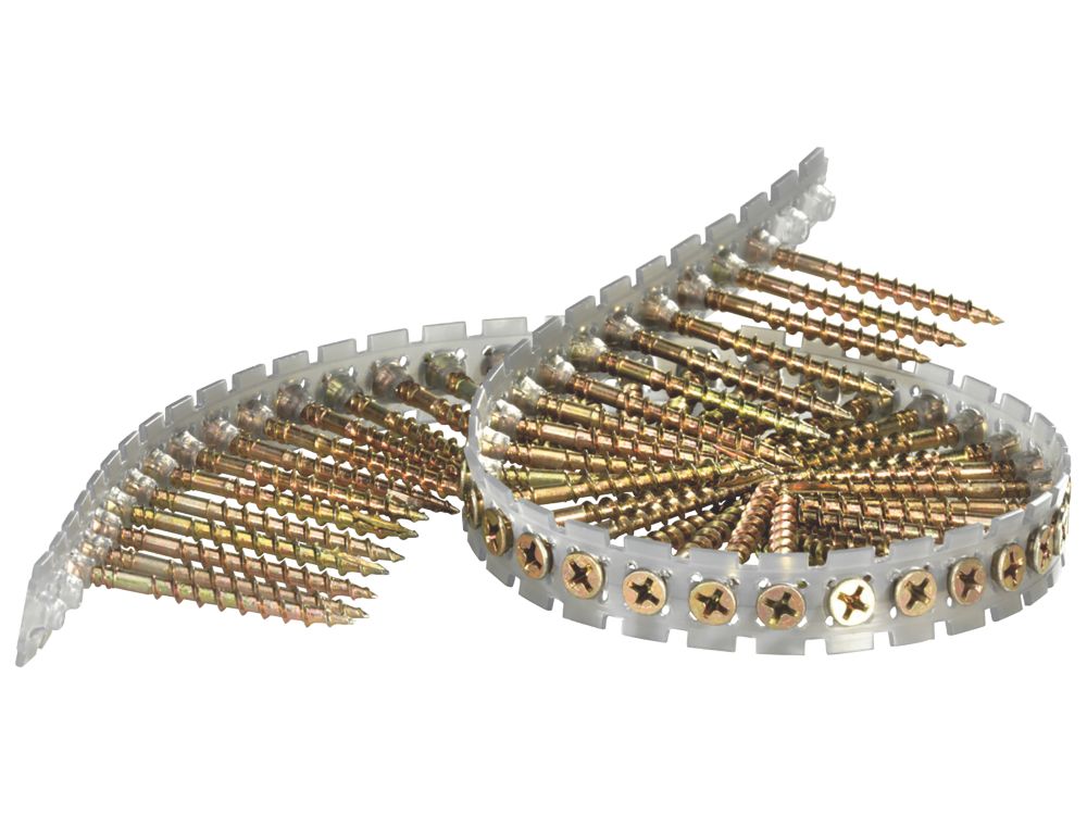 Image of Senco Phillips Countersunk Coarse Thread Collated Thread-Cutting Flooring Wood Screws 4.2mm x 25mm 1000 Pack 