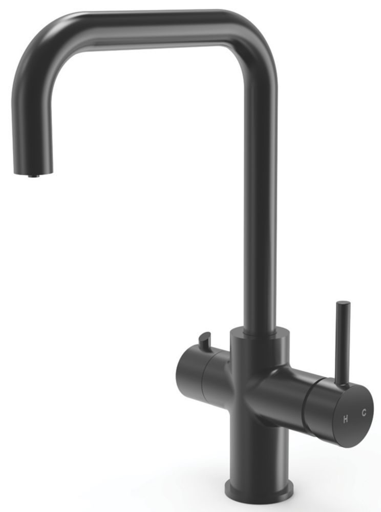 Image of ETAL 3-in-1 Instant Hot Water Kitchen Tap Matt Black 